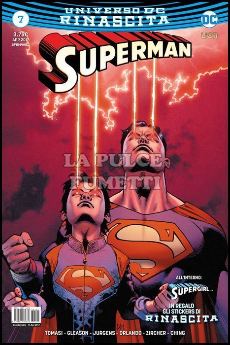 SUPERMAN #   122 - SUPERMAN 7 - RINASCITA + STICKERS